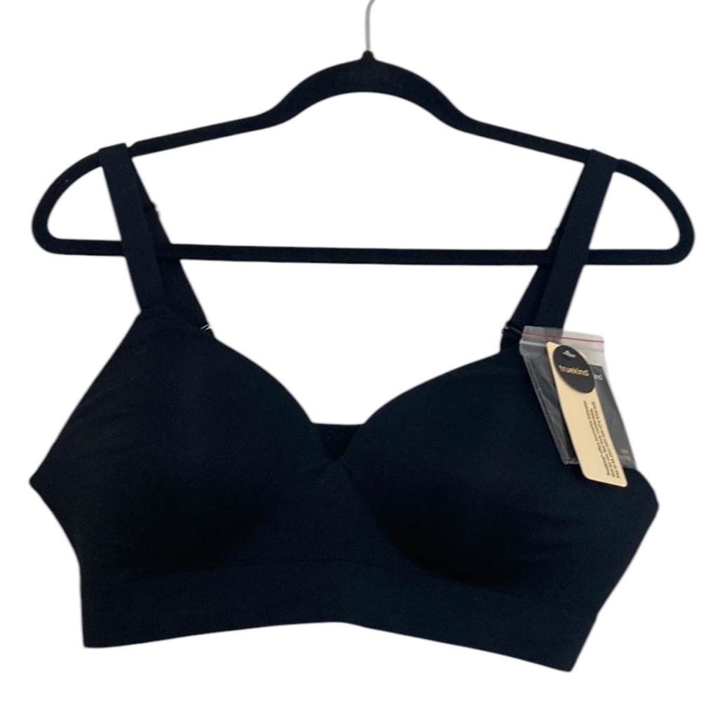 New Shapermint Truekind Bra Women XL Black  Supportive Comfort Wireless Shaping